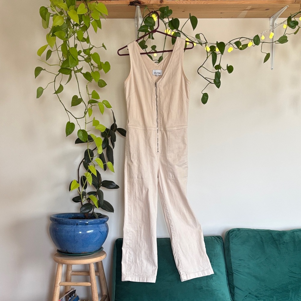 DU/ER Cream Jumpsuit